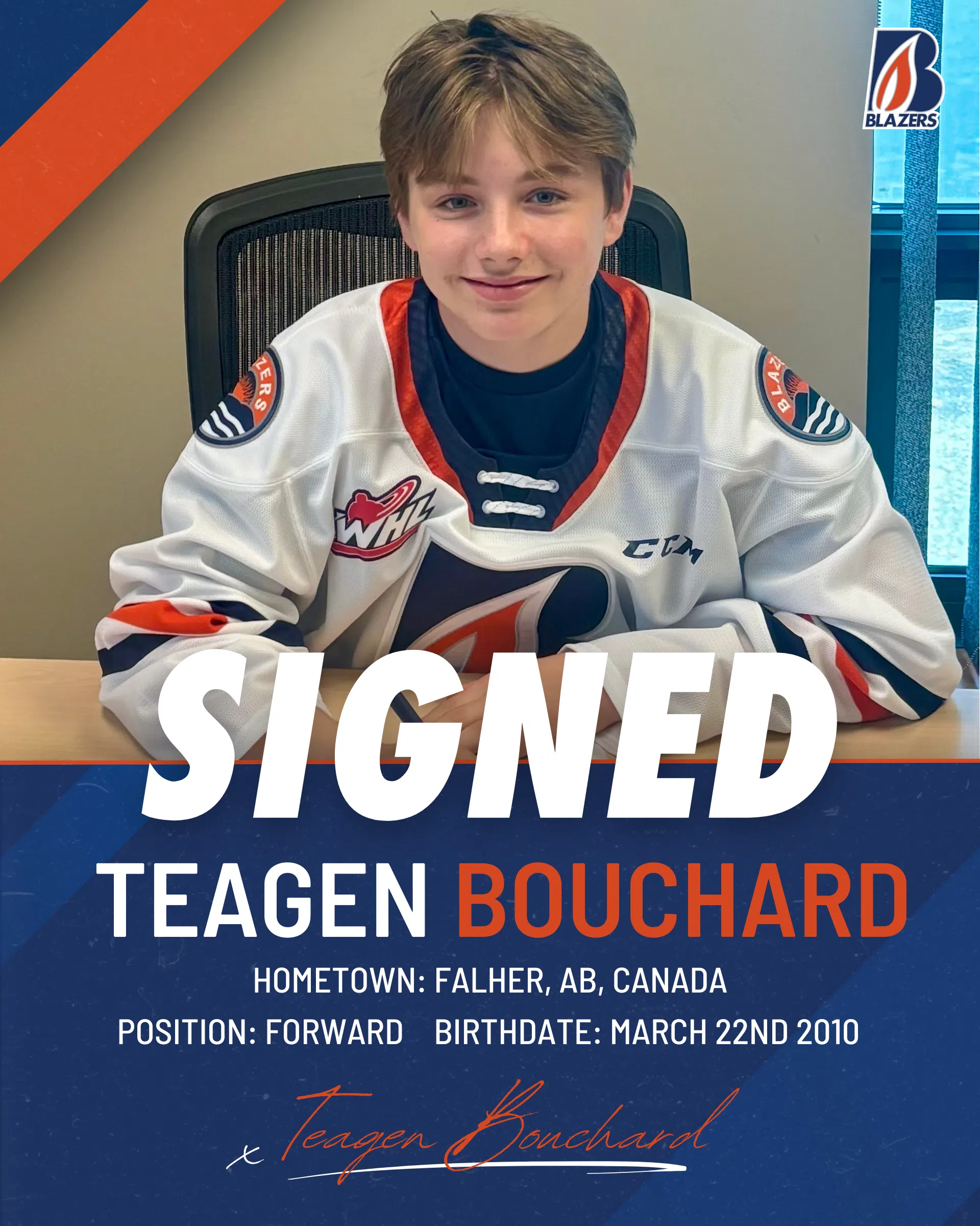 Kamloops Blazers secure Development deal with another first round pick