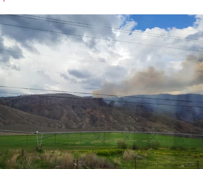 Wildfire east of Cache Creek not expected to grow further