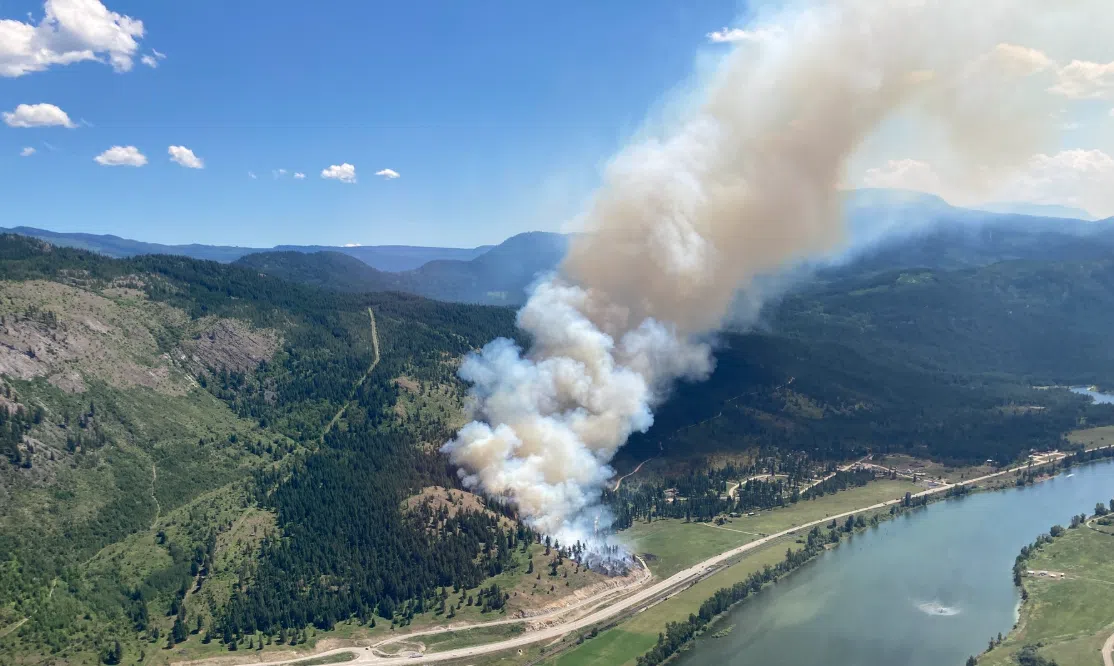 TNRD joins Neskonlith in putting residents on alert, under orders due to wildfire near Chase