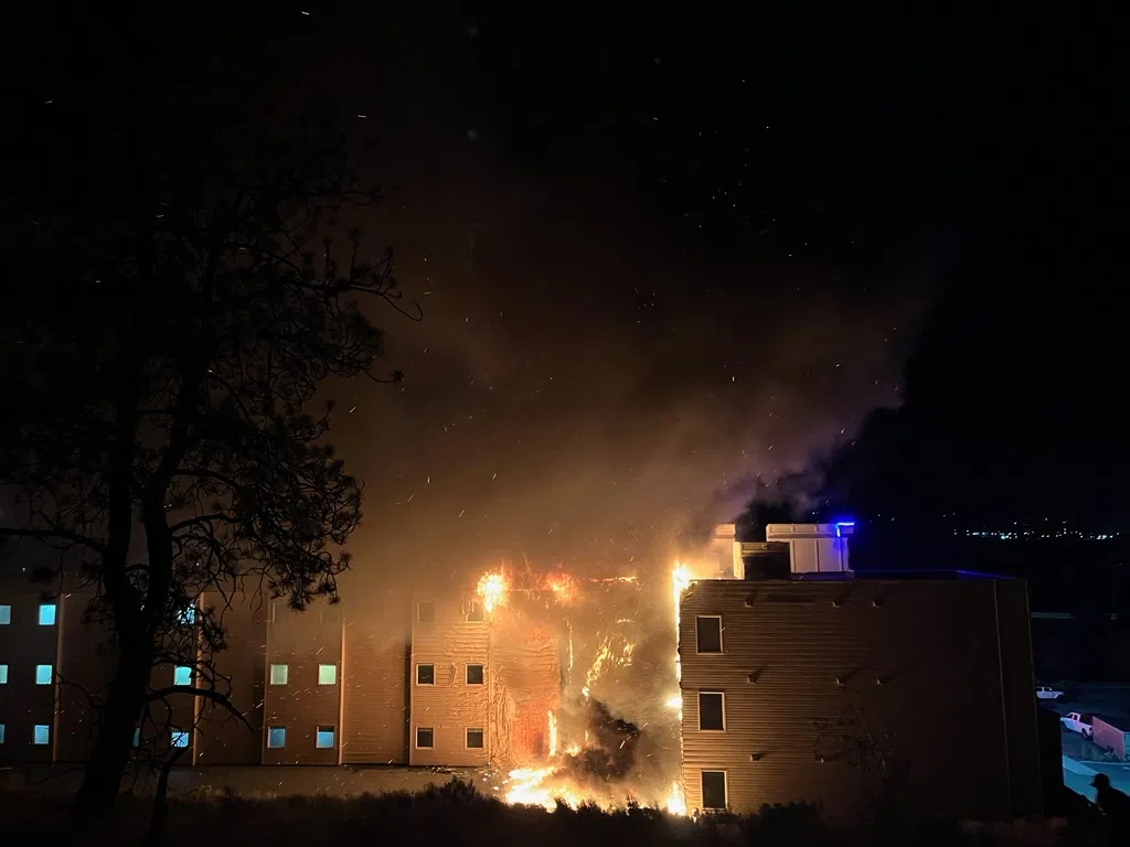 Merritt hotel fire considered "suspicious" as probe works to determine cause