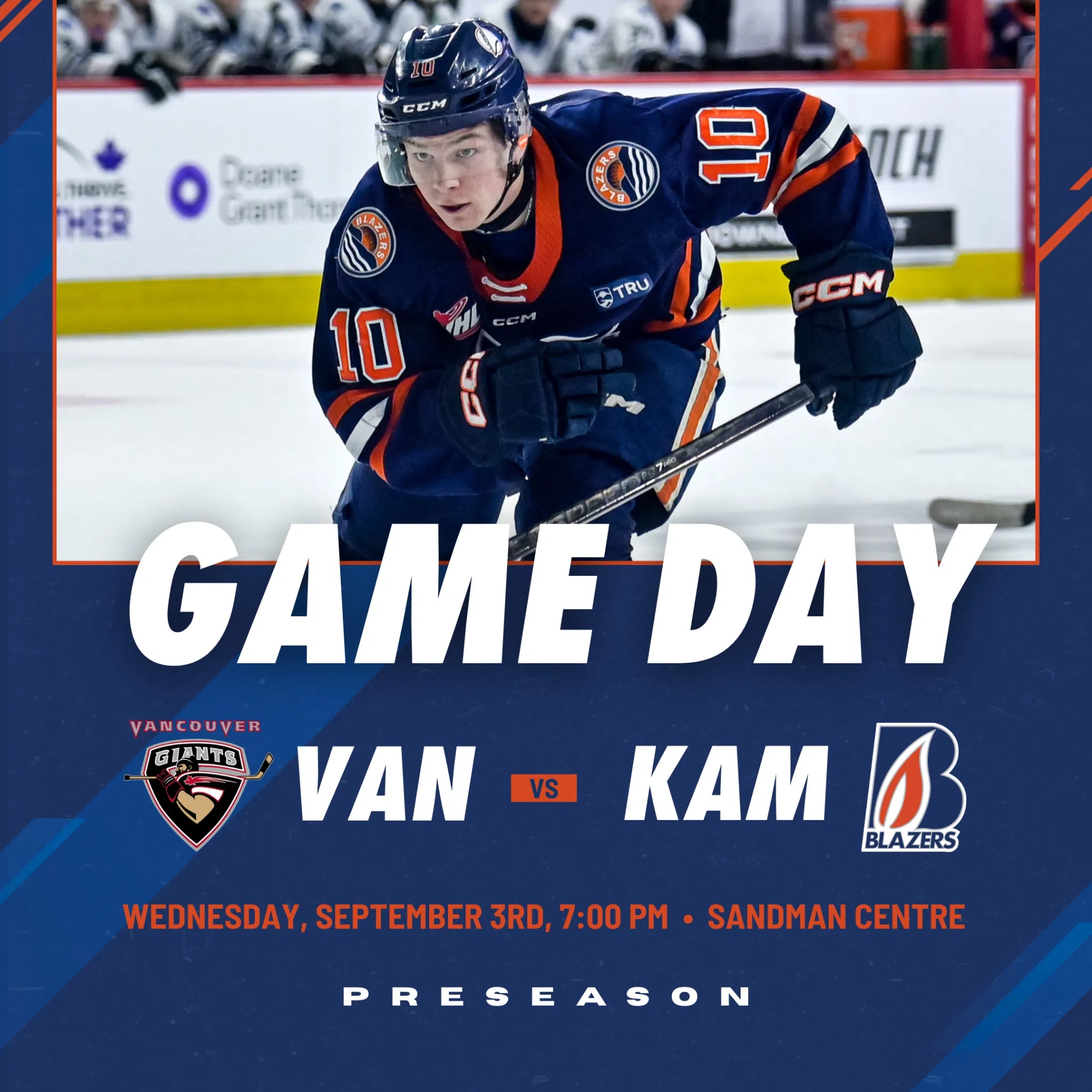 Blazer game day at the Sandman Centre