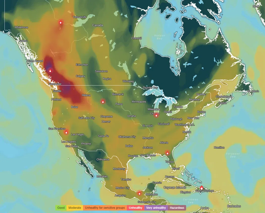 Poor air quality in Kamloops expected to peak overnight Saturday before easing