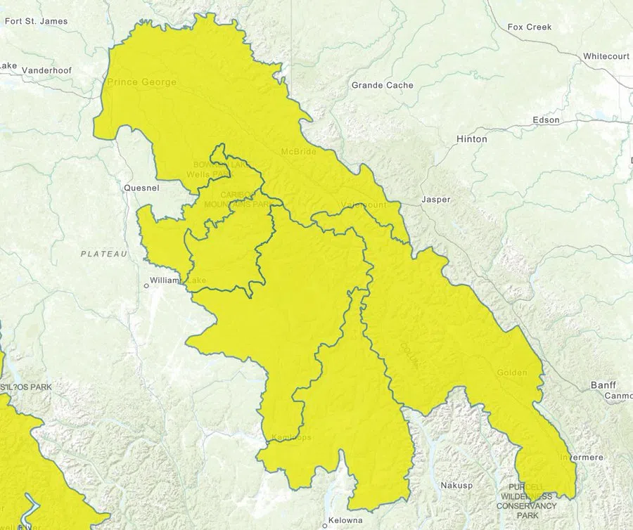High streamflow advisory issued for Kamloops region ahead of weekend rainfall