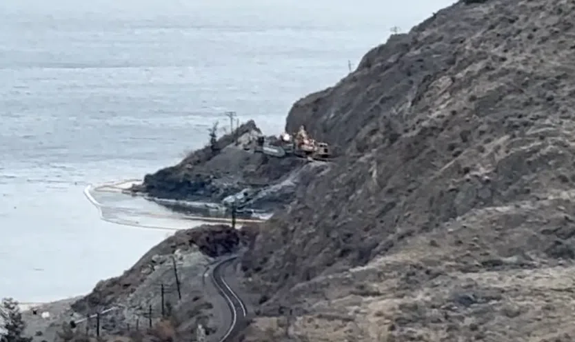 Cleanup continues at Kamloops Lake following jet fuel spill