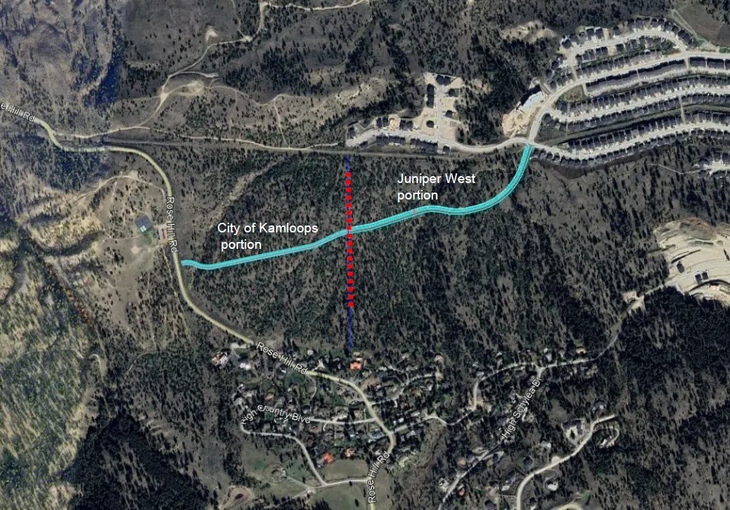 Kamloops advances Qu'Appelle Boulevard extension to add second exit from Juniper Ridge, bolster emergency access