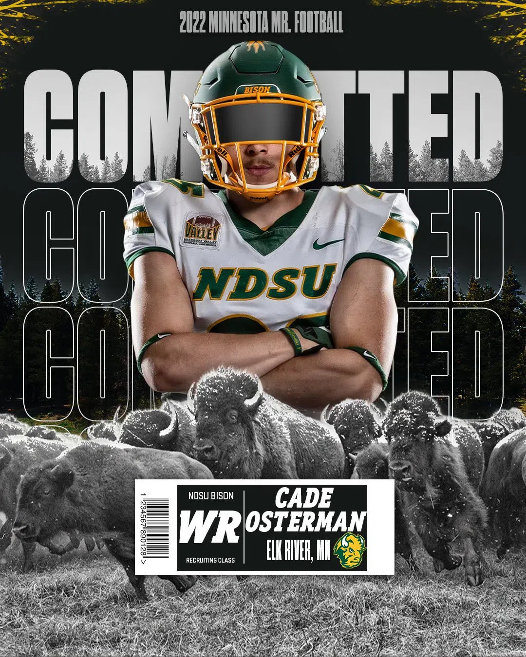 NDSU scores Minnesota transfer Osterman Bison 1660 AM