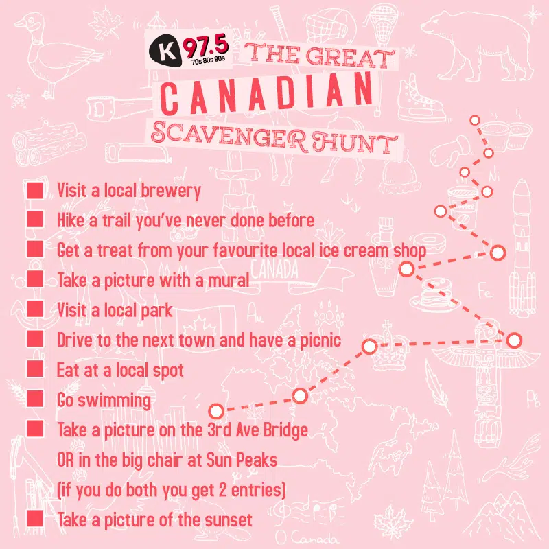 The Great Canadian Scavenger Hunt K 975 Kamloops