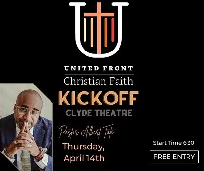 Pastor Albert Tate: United Front Christian Faith Kickoff