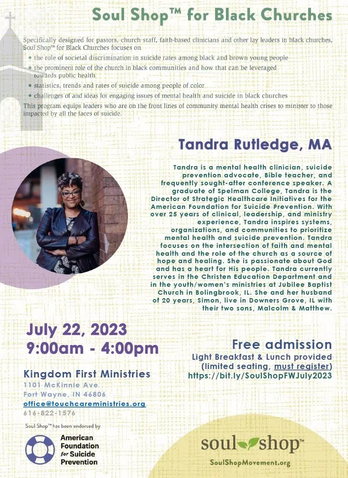Tandra Rutledge Soul Shop for Black Churches