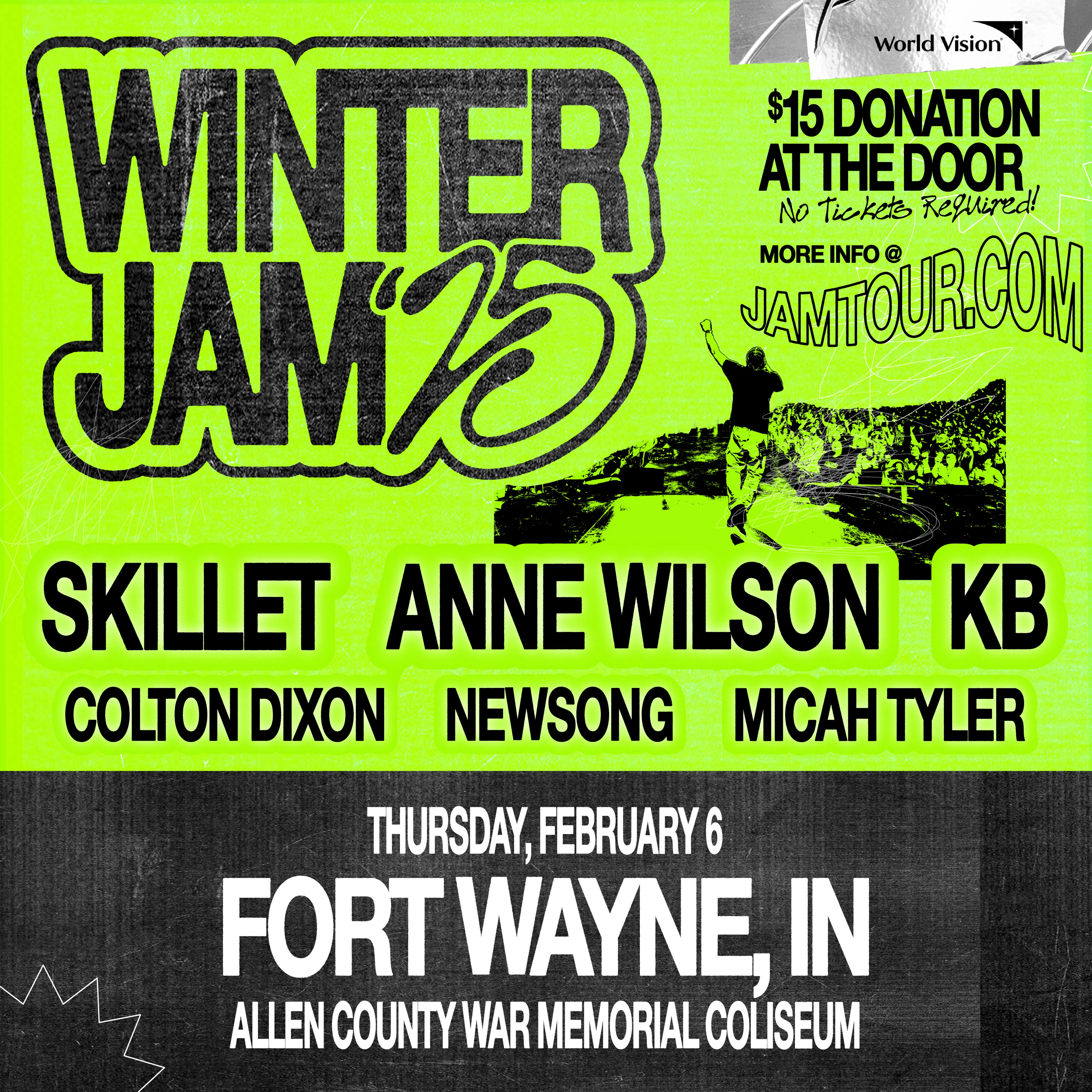 MORE DETAILS WINTER JAM 2025 in Fort Wayne STAR 88.3