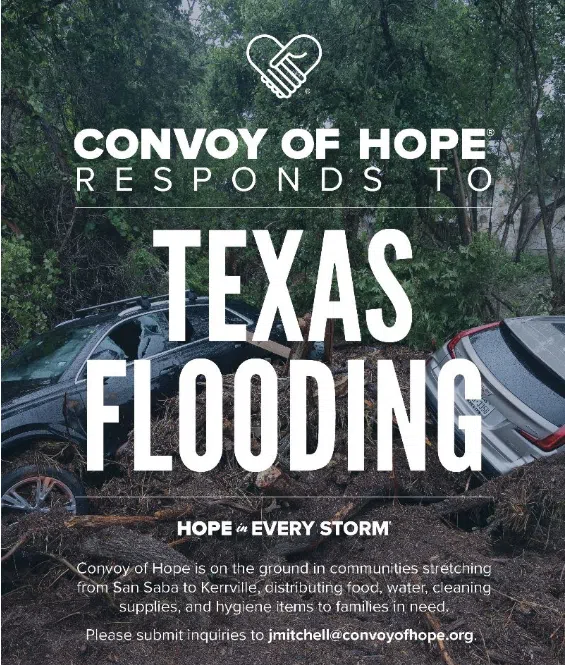 URGENT NEED: Deliver hope to flood survivors