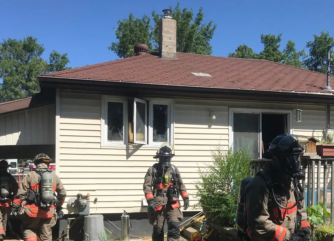 Fire Department Respond To Kitchen Fire Country 600 CJWW   110th Street Fire 