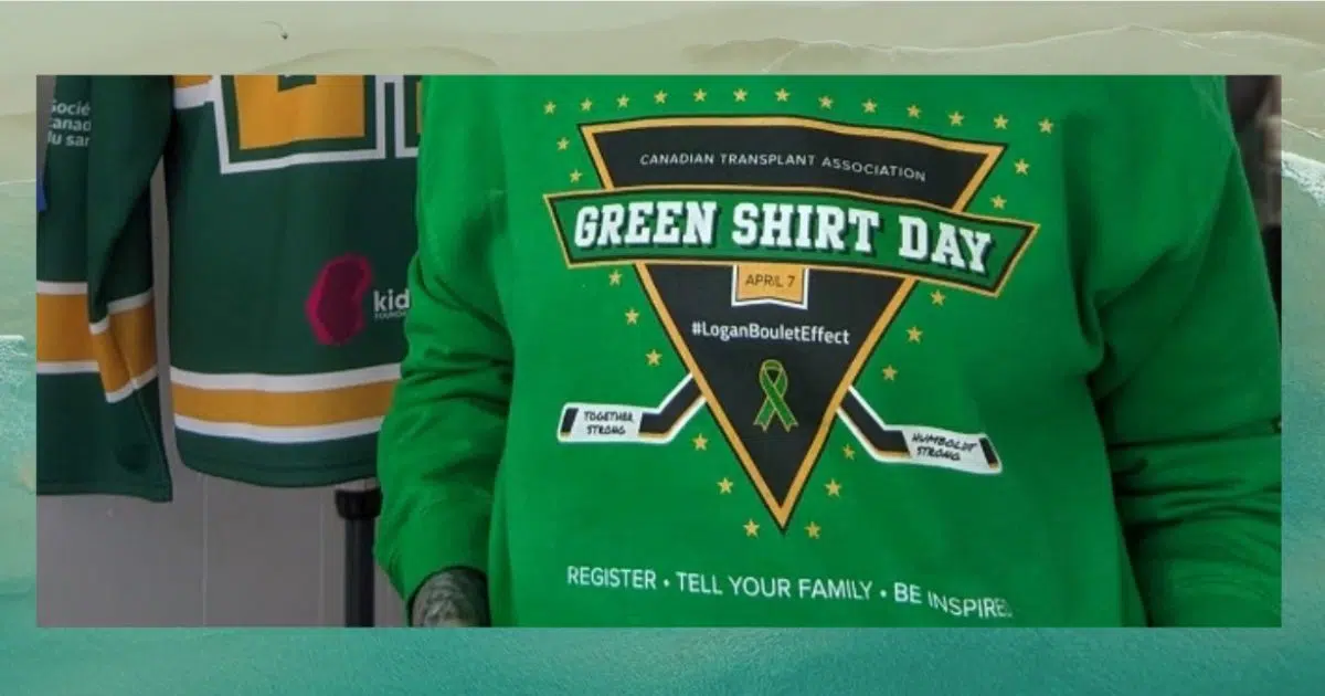 It is Green Shirt Day Country 600 CJWW