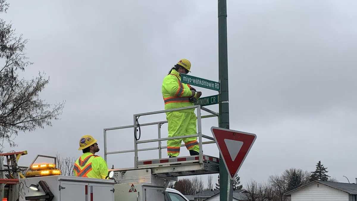 John A. Macdonald Road is now miyowâhkôhtowin Road 92.9 The Bull
