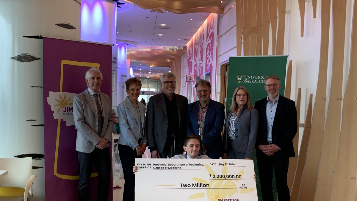 Investment from Jim Pattison Children's Hospital Foundation creates research fund at USask - Vimarsana News