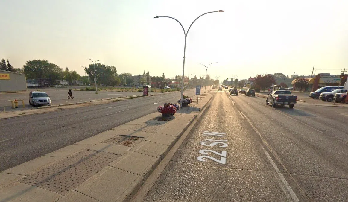 New pedestrian light aimed at making busy Saskatoon thoroughfare ...