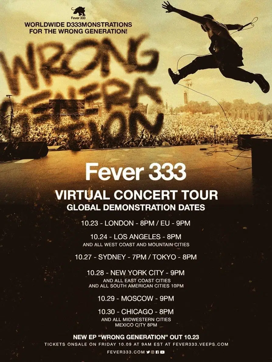 FEVER 333 RISE UP WITH WRONG GENERATION