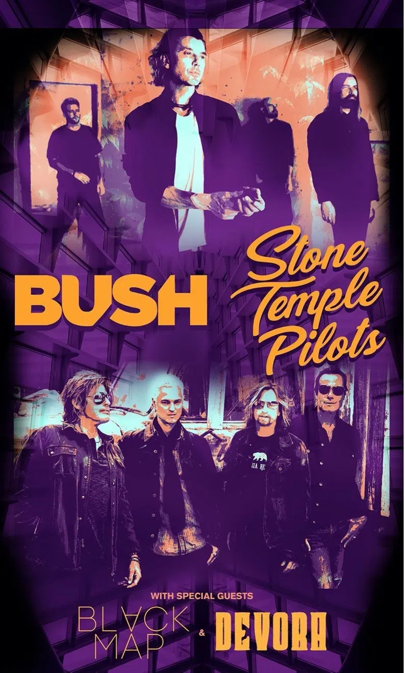 BUSH AND STP ANNOUNCE TOUR