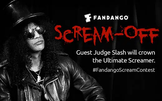 Rock Legend, Slash, Judges Fandango's "Scream-Off" Contest
