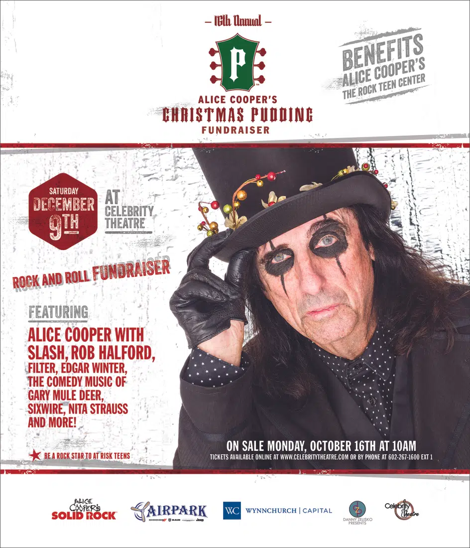 Alice Cooper Christmas Pudding Tickets