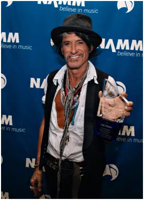 Legendary Aerosmith Guitarist Joe Perry At 32nd Annual Namm Tec Awards