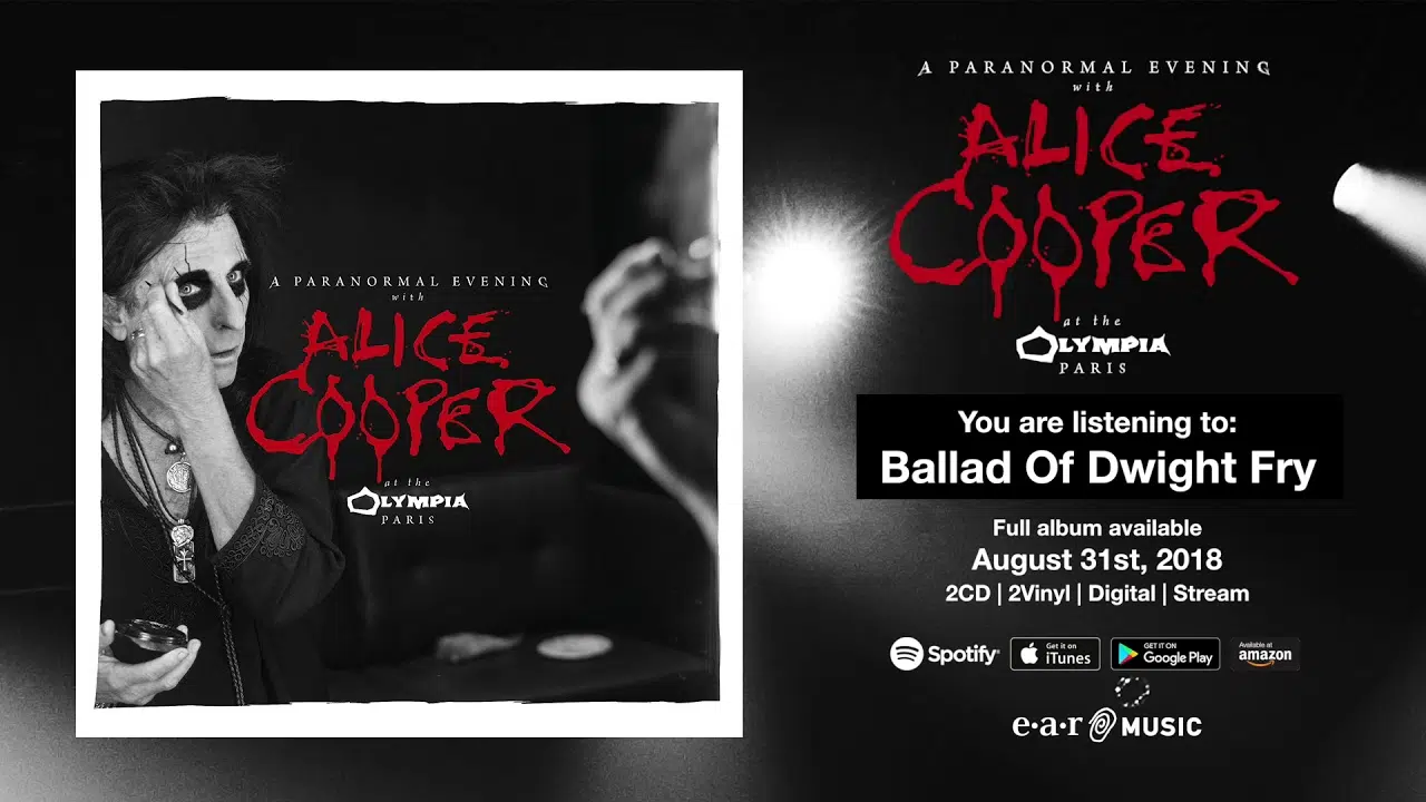 Alice Cooper Unveils The Live Version Of “Ballad Of Dwight Fry”