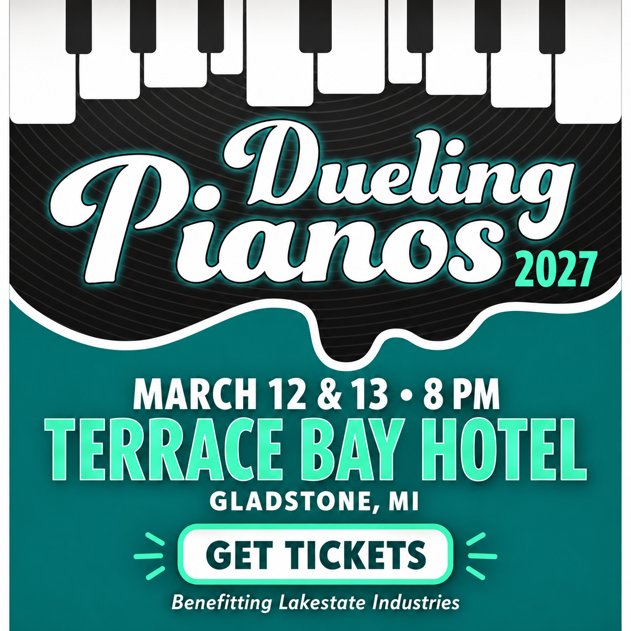 Dueling Pianos 2027 at Terrace Bay