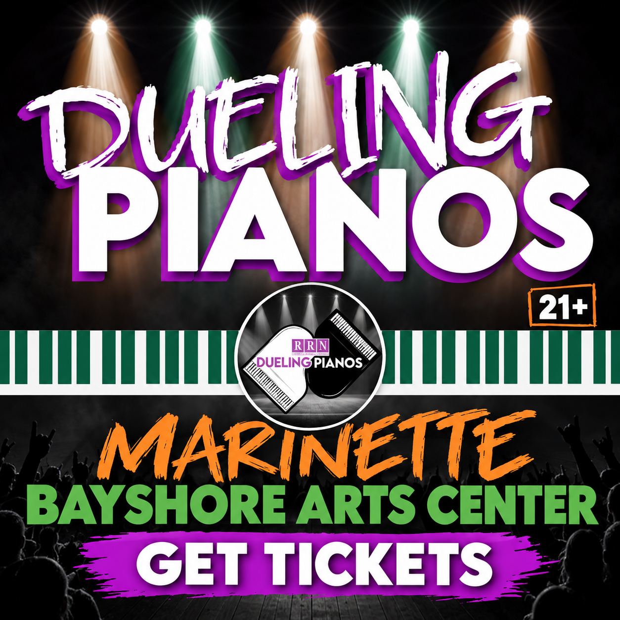 Marinette Dueling Pianos promotional tile