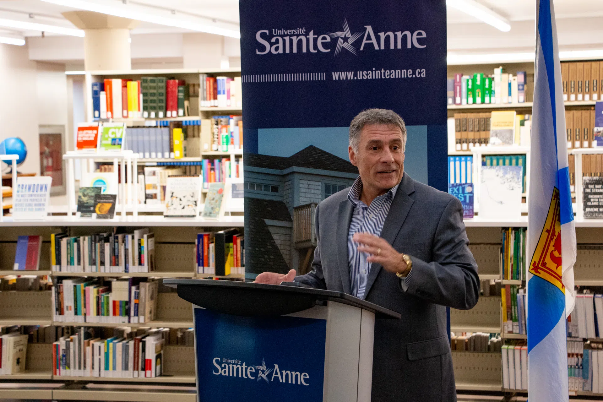 Universite Sainte Anne Library Modernized