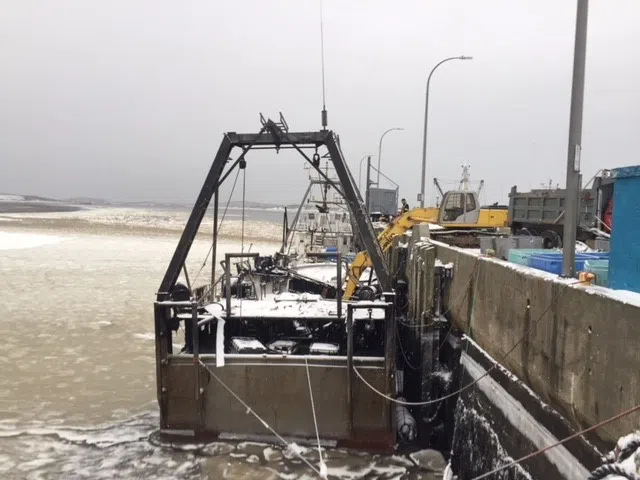 Burned Boat Refloated At Yarmouth Wharf
