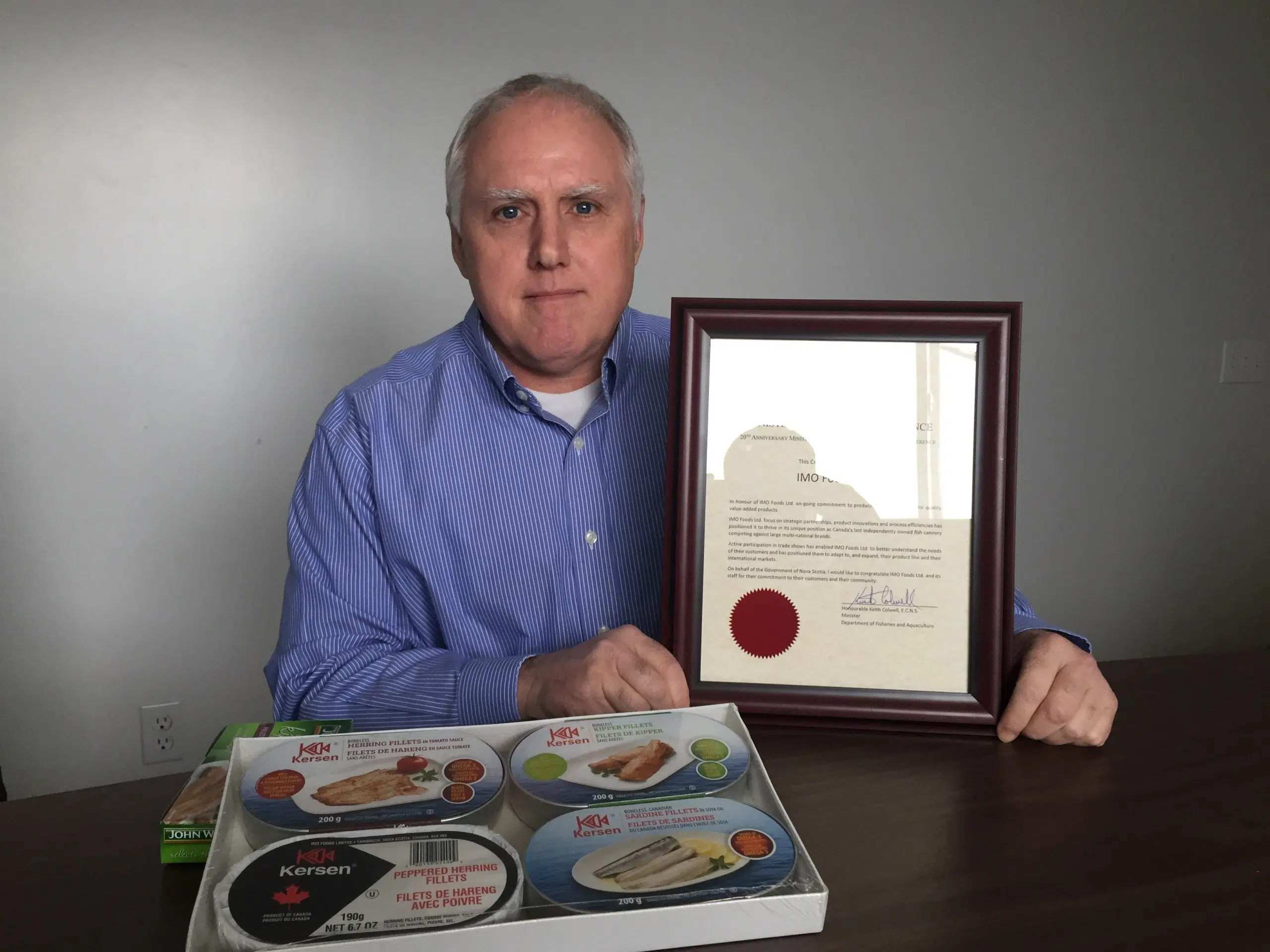 Dick Stewart; IMO Foods Ltd. Receive Awards Of Excellence