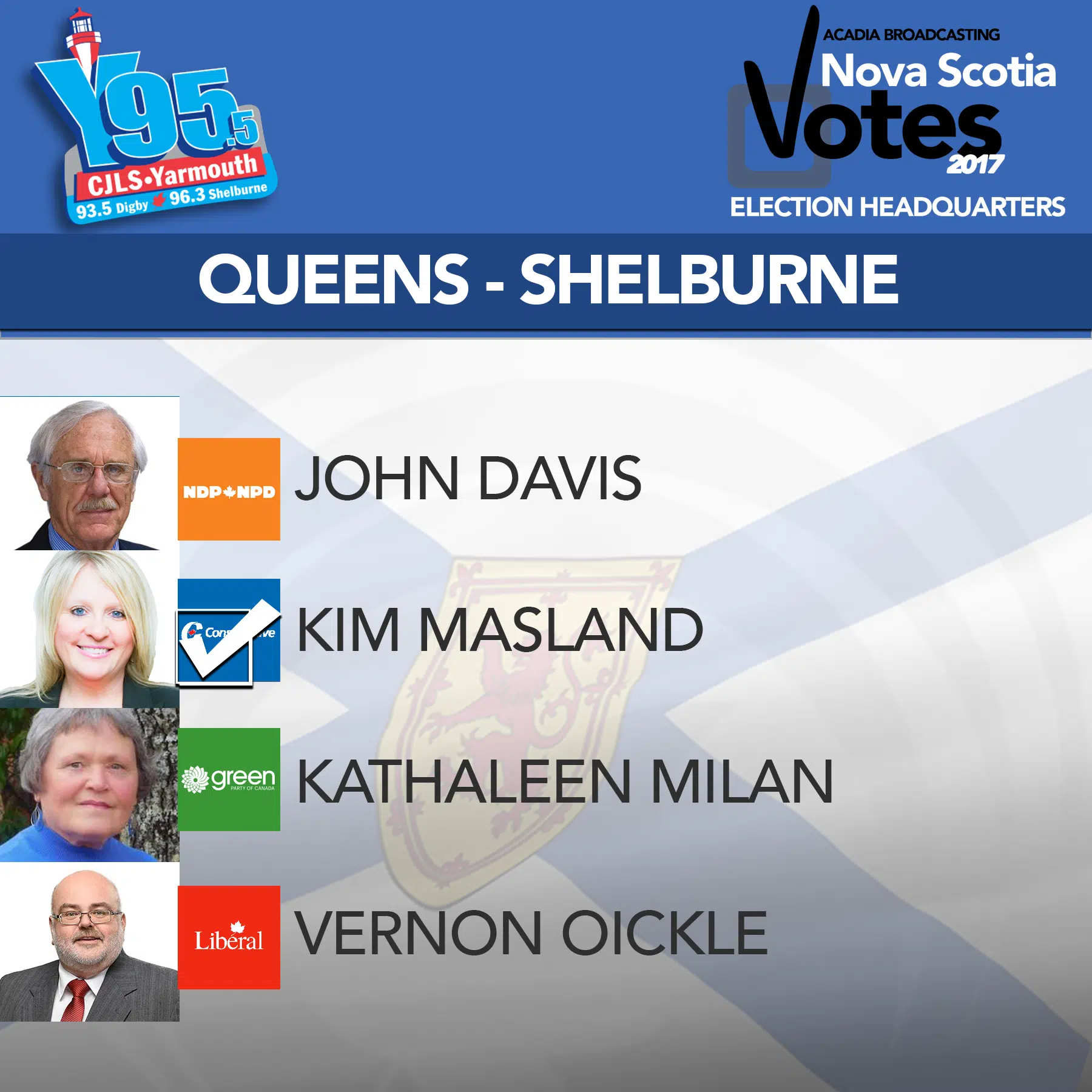 Queens-Shelburne Riding Goes Blue