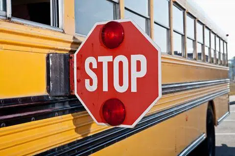 School Bus Red Light Violations Down
