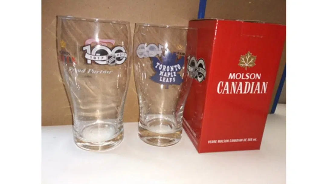 Molson Recalls Collectible NHL Glasses After Reports Of Injuries