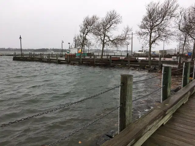 Storm Surge Creating Flood Conditions