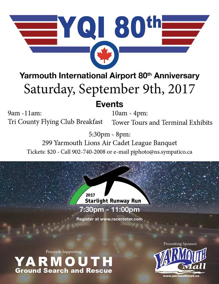 Yarmouth International Airport Celebrates 80 Years Saturday