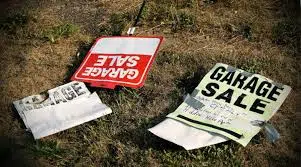 Town Of Yarmouth Says Yard Sale Signs An Eyesore