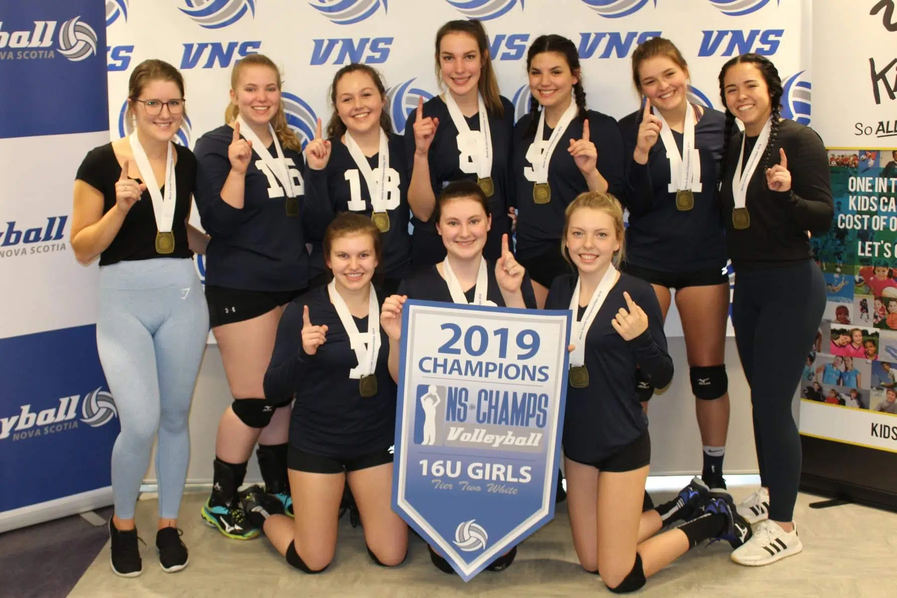 Southwest Fusion Kristine/Tessa Win Volleyball Gold