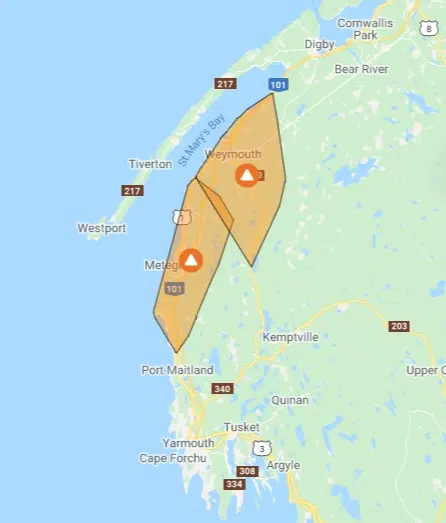 Power Outage In Digby County