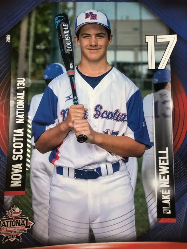 Local Player On Baseball NS Roster