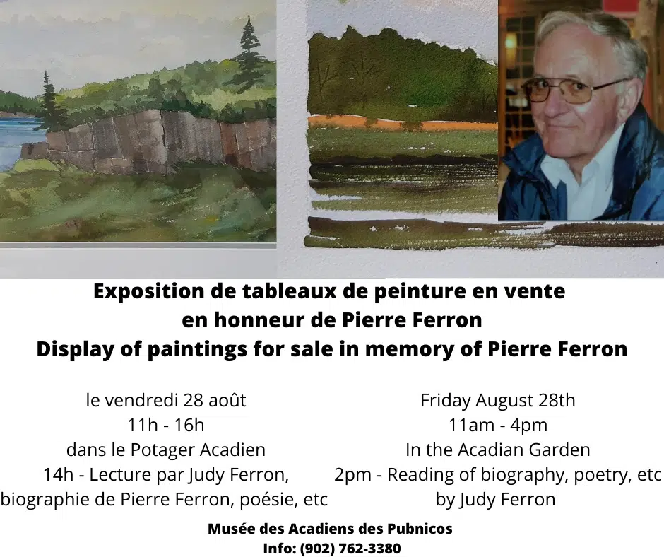 Friday Art Show In Memory of Pierre Ferron