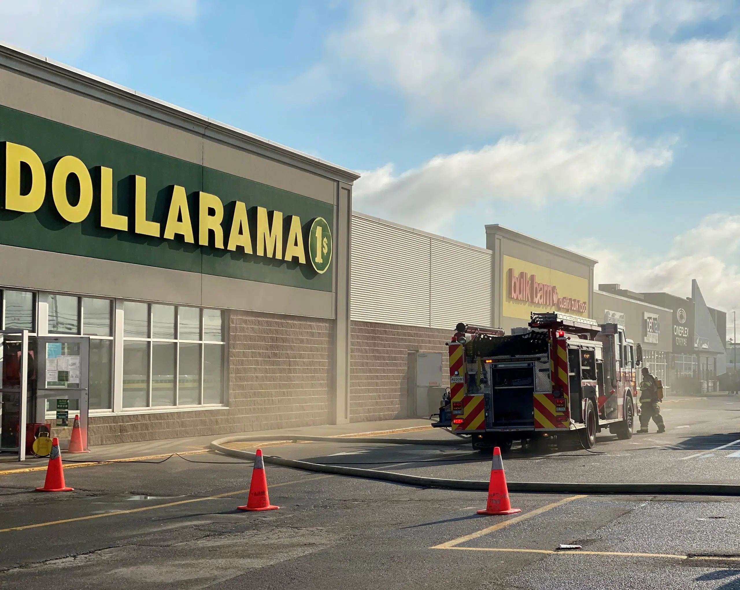 Fire At Dollarama In Yarmouth