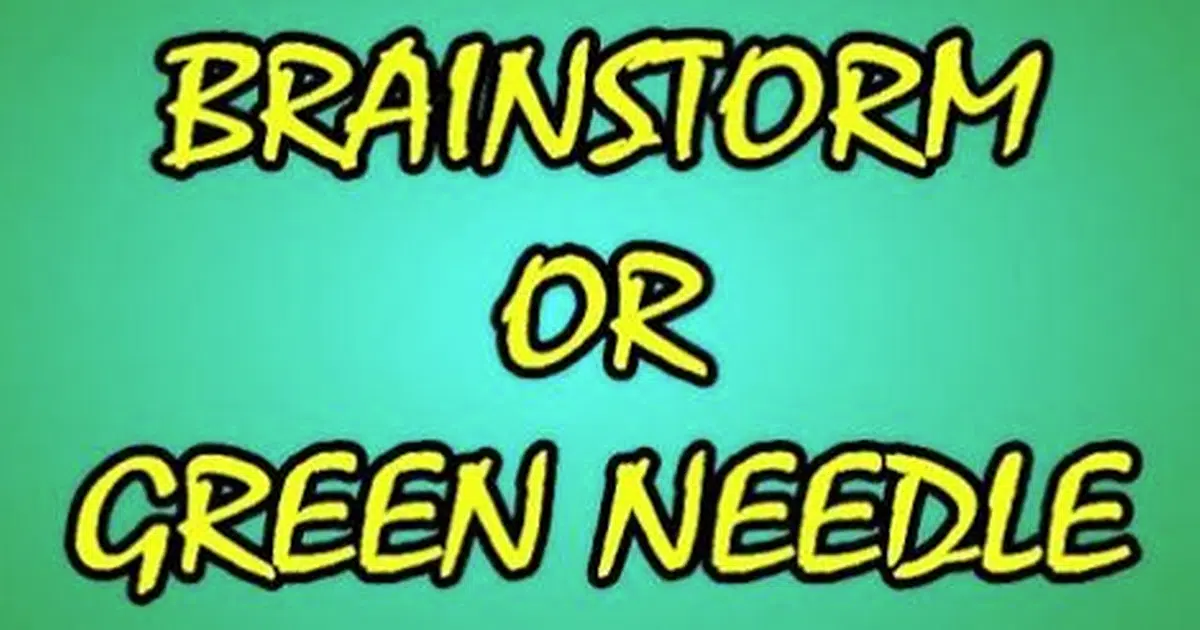 Click the link  .. what do you hear ? Green Needle or Brainstorm