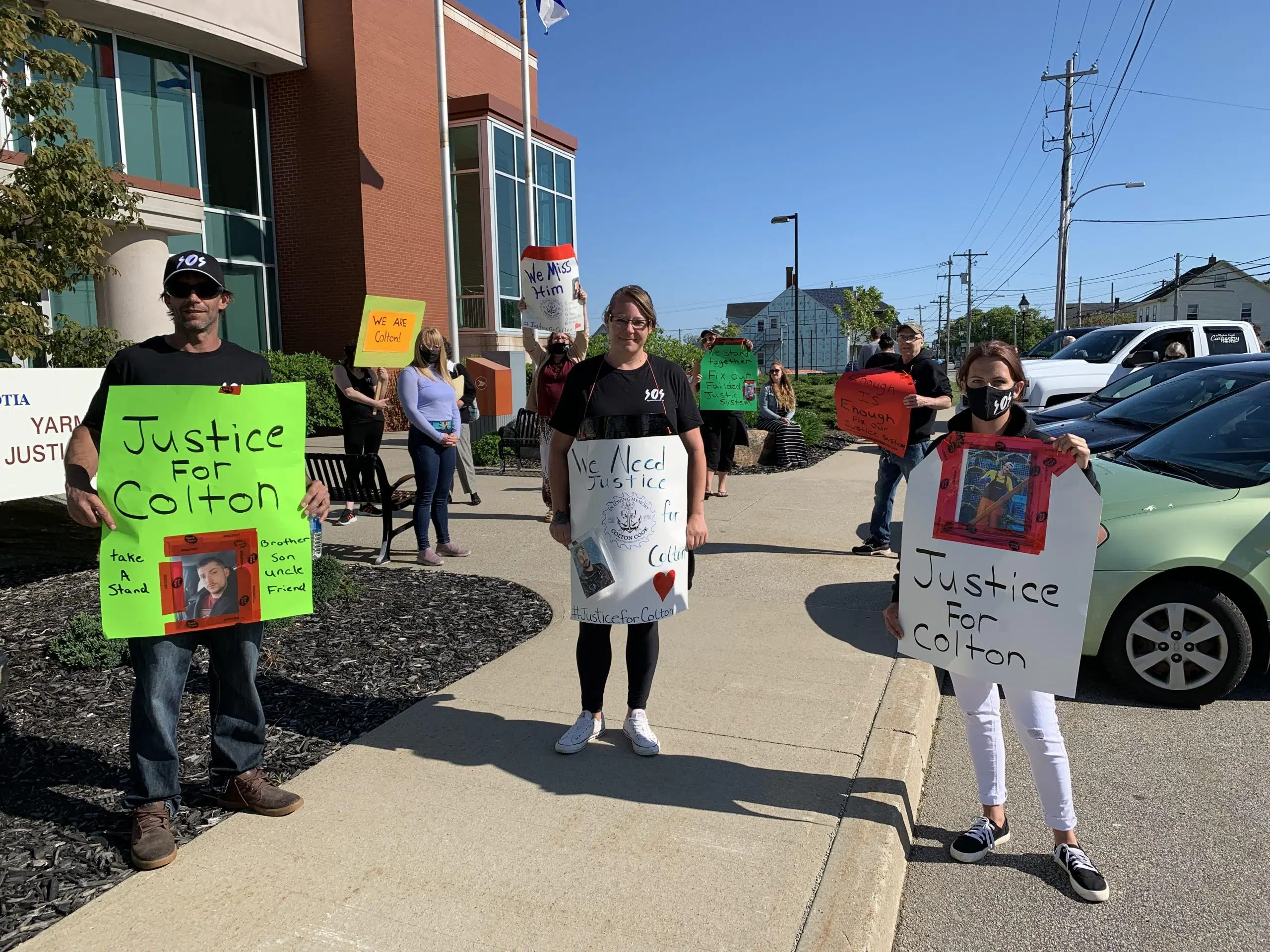 'Justice For Colton Cook' Rally Held Outside Yarmouth Courthouse