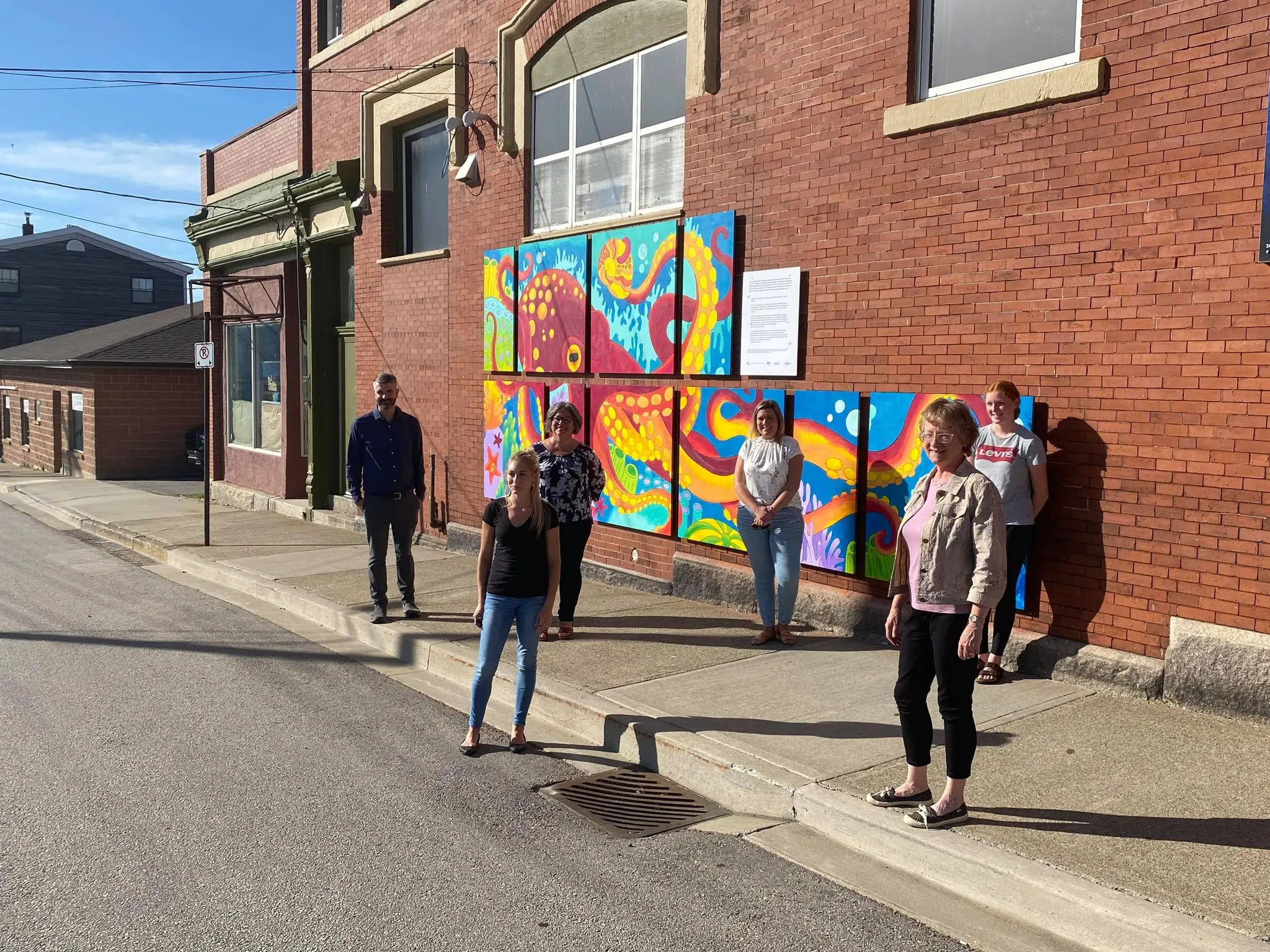 "Octopus Garden" Mural Installed In Yarmouth