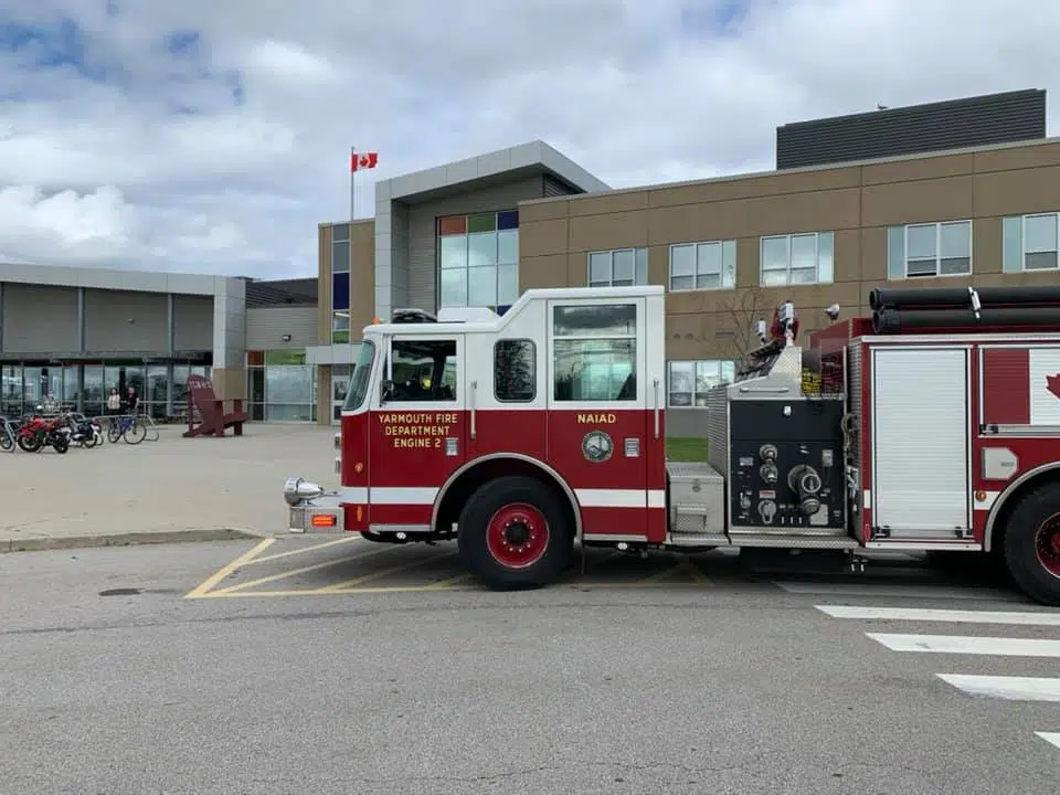 Fire At Yarmouth Consolidated Memorial High School