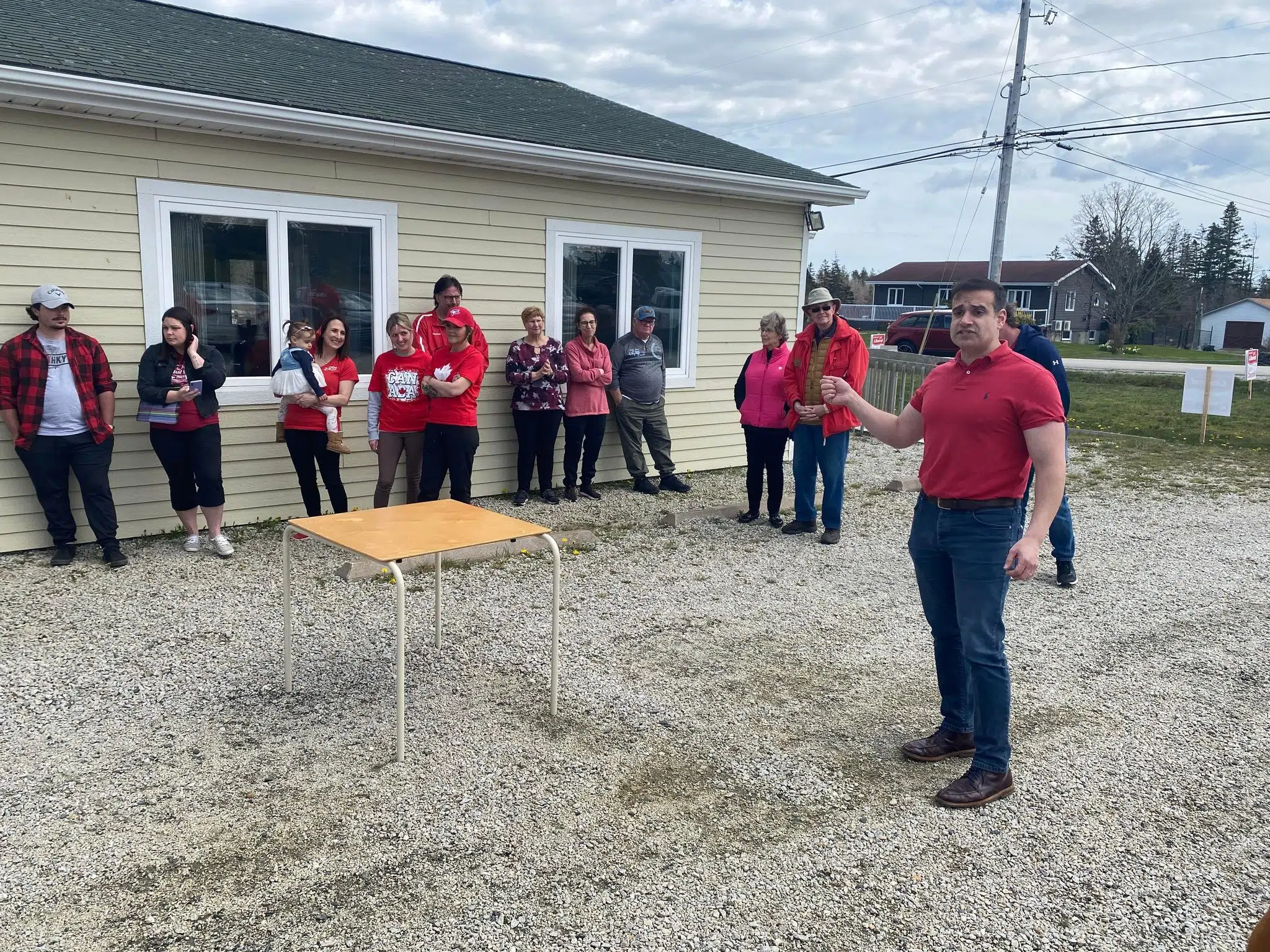 Zach Churchill Holds Liberal Leadership Rally In Yarmouth