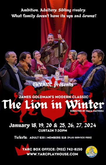 In Case You Missed It  : Conversation with  Maia & James about The Lion In Winter, on stage at Th'Yarc