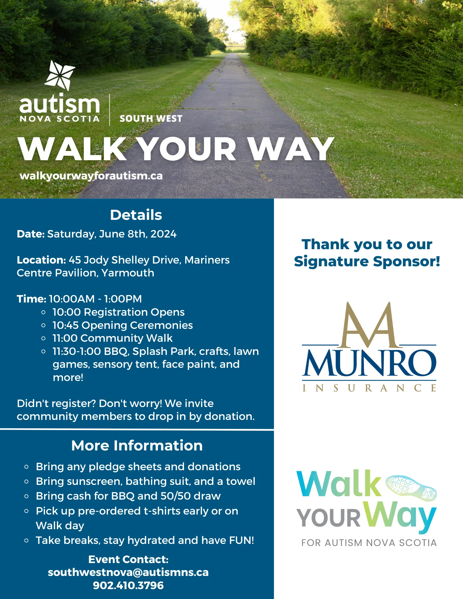 Walk Your Way For Autism Is This Weekend In Yarmouth!