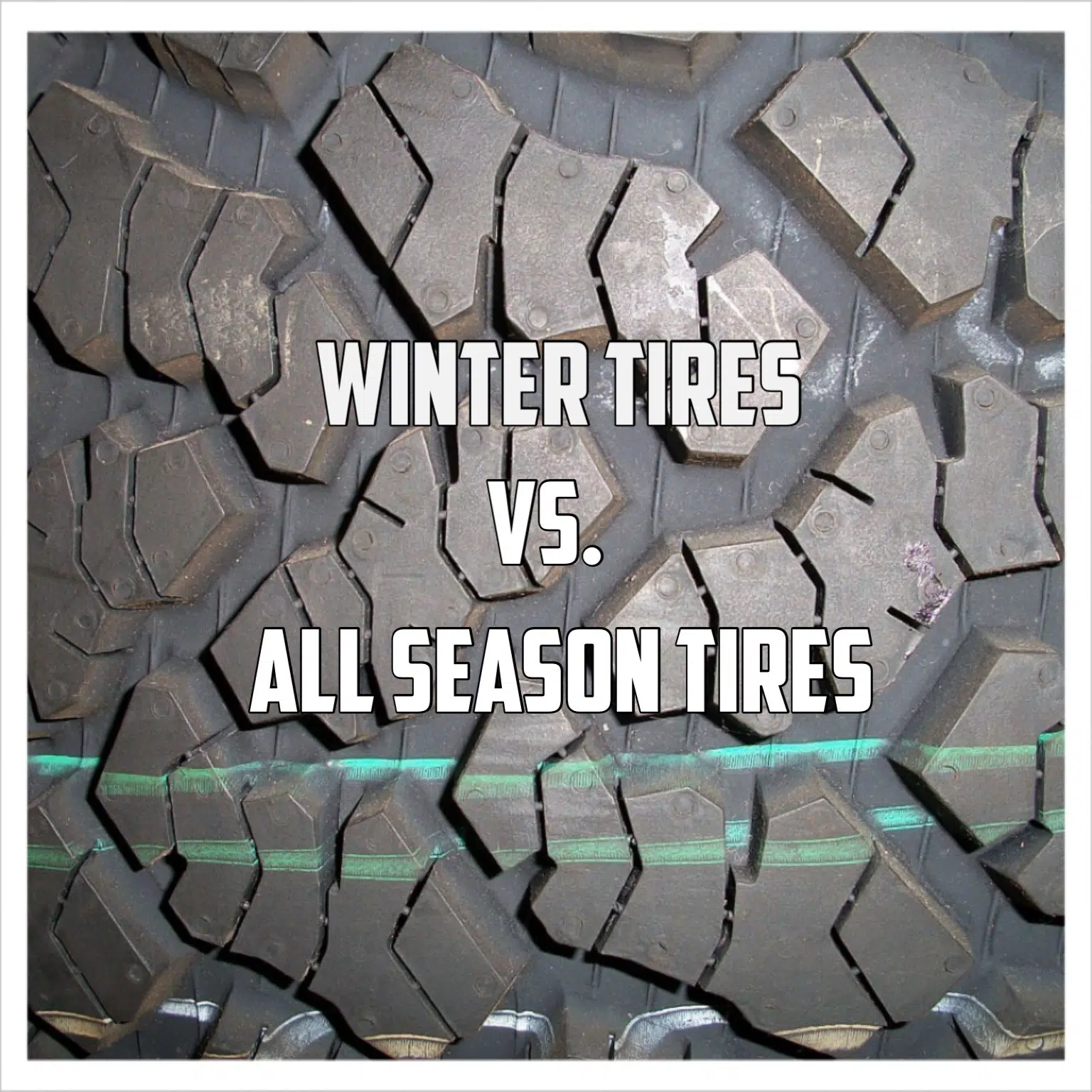 Winter vs All Season Tires